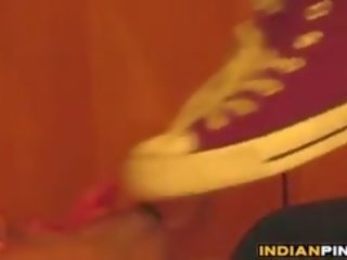 Indian Femdom Has Her Feet Worshipped