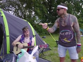 Festival Girls Shagged in the Camp Site Indian marvellous Milf beguiling girlfriend 3way